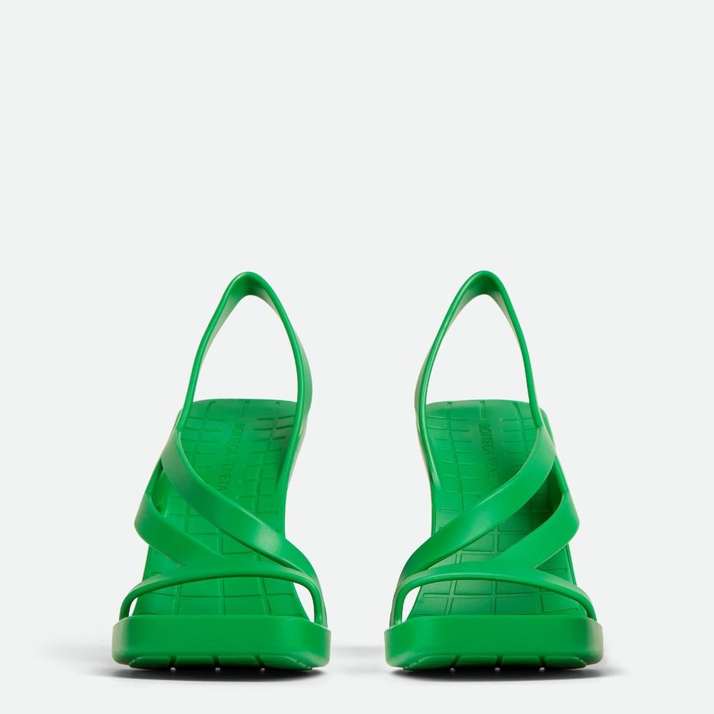 NEW Bottega Veneta Jimbo Sandal in Parakeet Green Size IT/EU 39 - Retail $890 - Picture 4 of 16